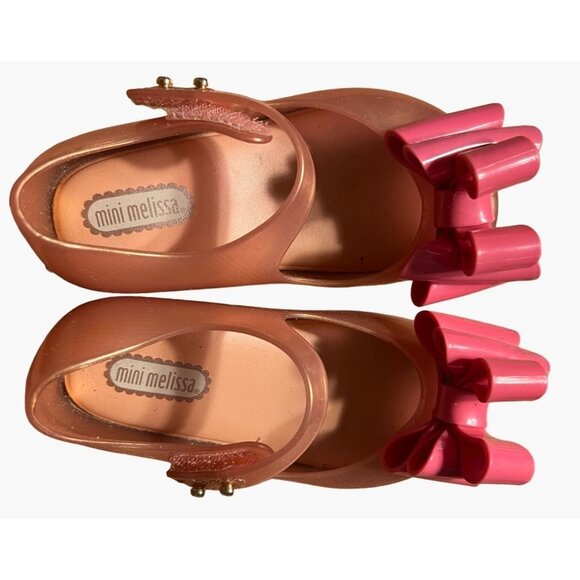 Mini Melissa Ultragirl Sweet Mary Jane Girls Size 7 Like NEW Condition Worn Once - Picture 2 of 8
